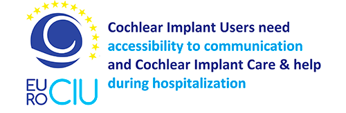Cochlear Implant Users need accesibililty to communicationduring hospitalilzation