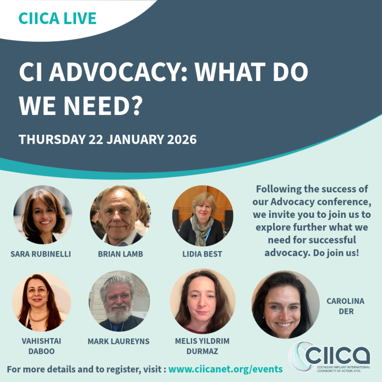 CIICA LIVE: CI ADVOCACY: WHAT DO WE NEED?
