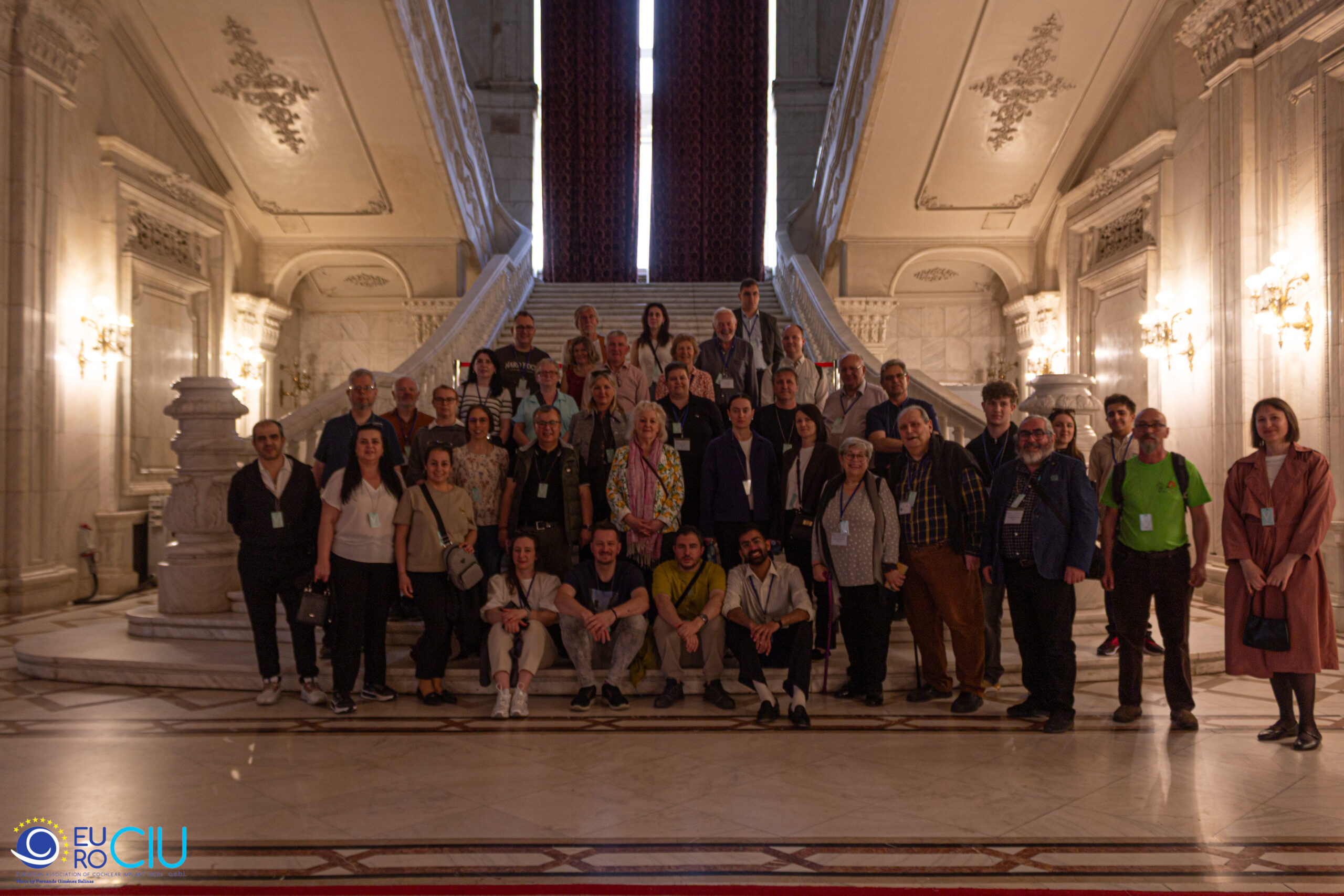 EURO-CIU group during visit to the Palace of Parliament